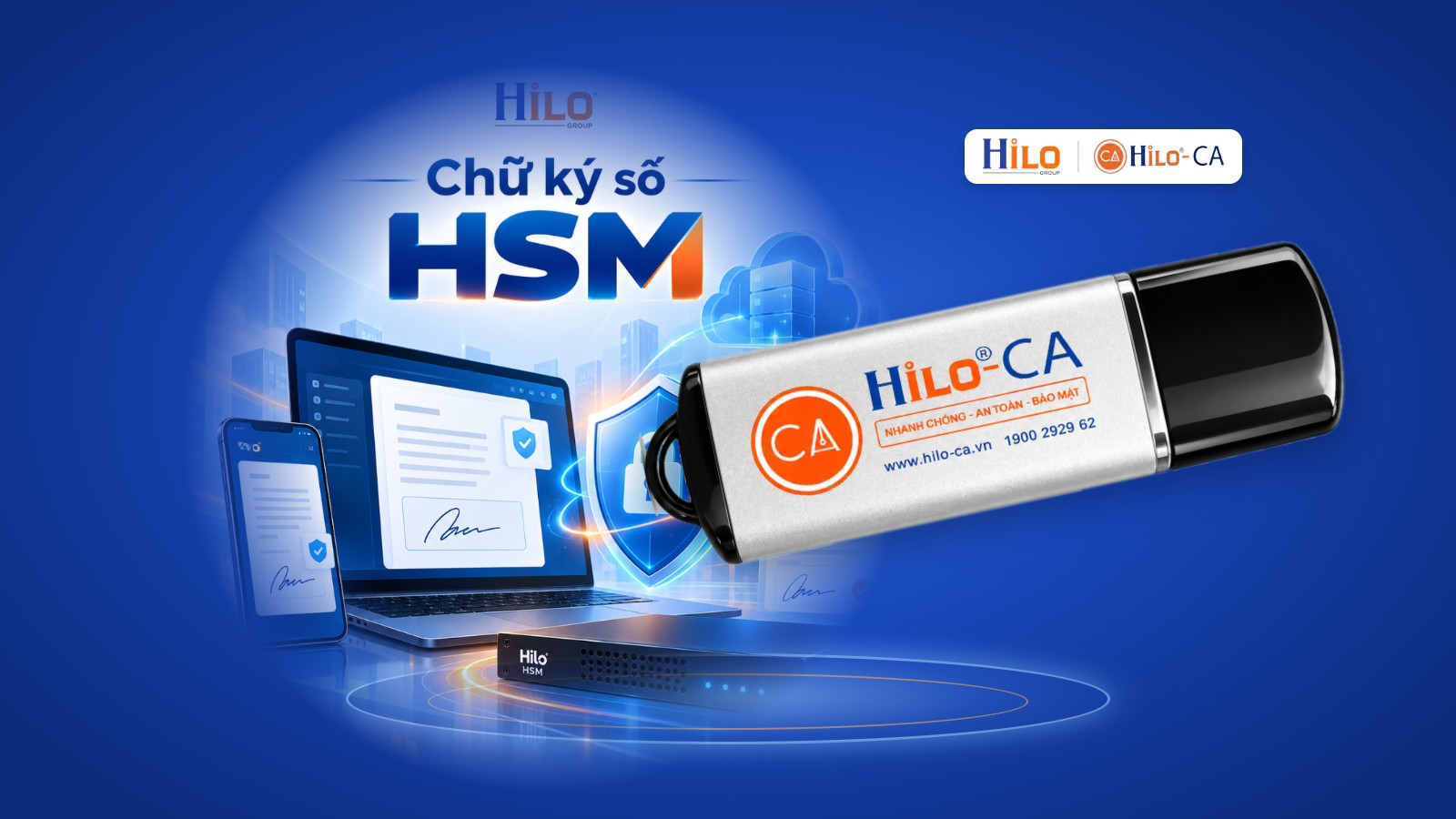 Chữ ký số HSM ký từ xa khác USB Token thế nào?